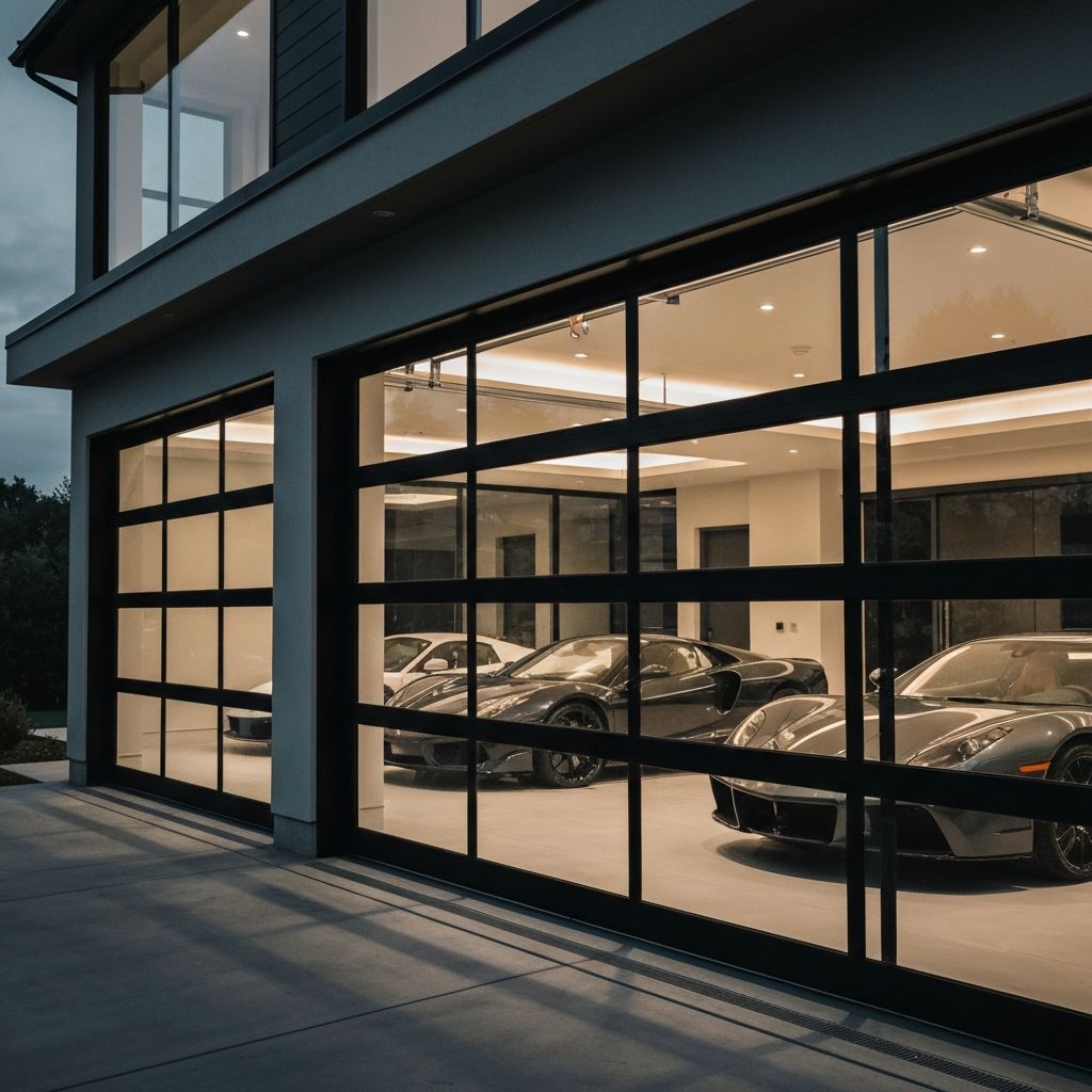Luxury custom garage door